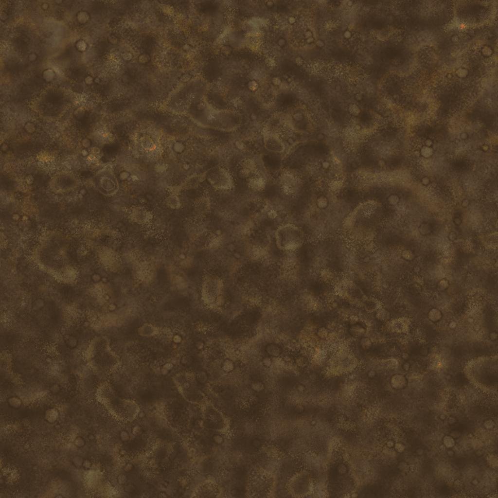 Wet Muddy Ground Texture with Rocks and Stones
