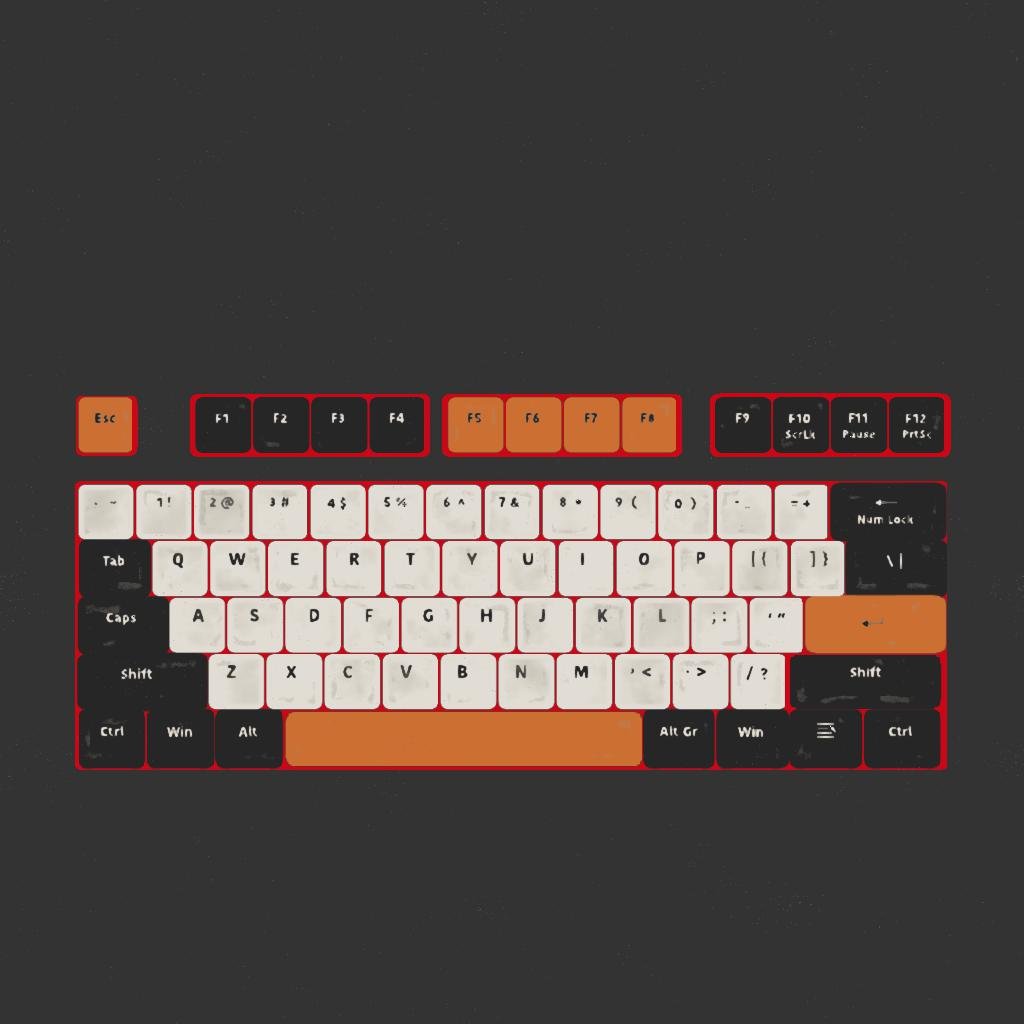 Gaming Keyboard Texture