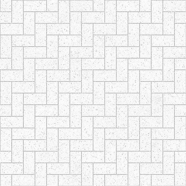 Ambient occlusion map of Red Brick Texture in Herringbone Pattern